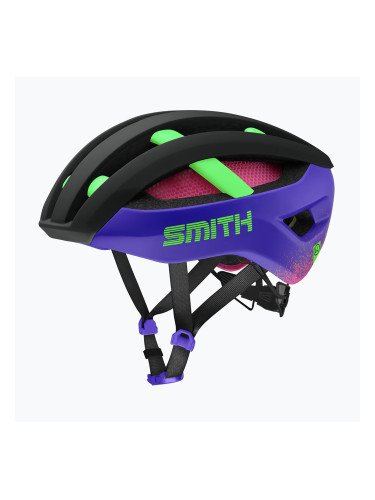 Велосипедна каска Smith Network MIPS matte archive flamingo