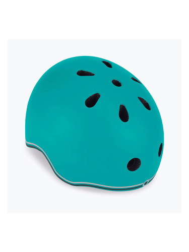 Детска каска Globber Go.Up Lights teal