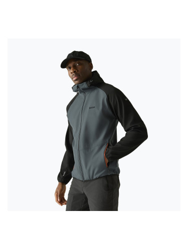 Мъжко софтшел яке REGATTA Arec III dark storm/black