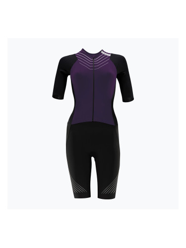 Дамски костюм за колоездене HUUB Pinnacle Tri Suit W black / grape