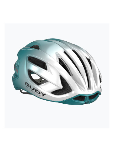 Велосипедна каска Rudy Project Egos pearl/emerald metal matte