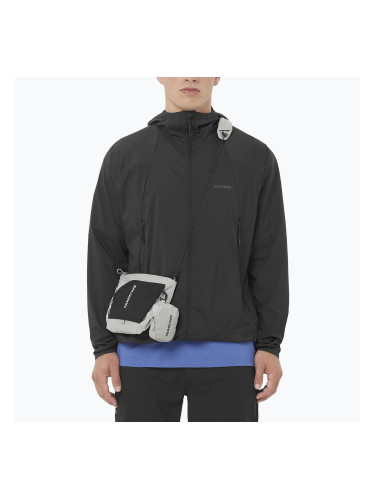 Дамско яке против вятър Salomon Outwind Full Zip deep black