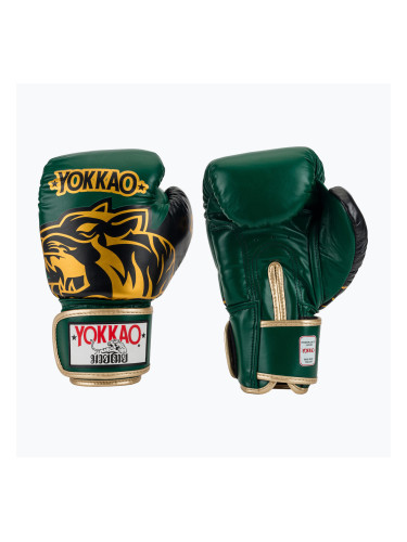 Боксьорски ръкавици YOKKAO Original Boxing Gloves forest green