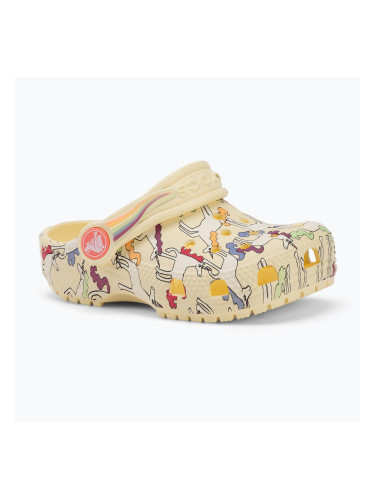 Детски чехли Crocs Classic Unicorn Graphic yellow light