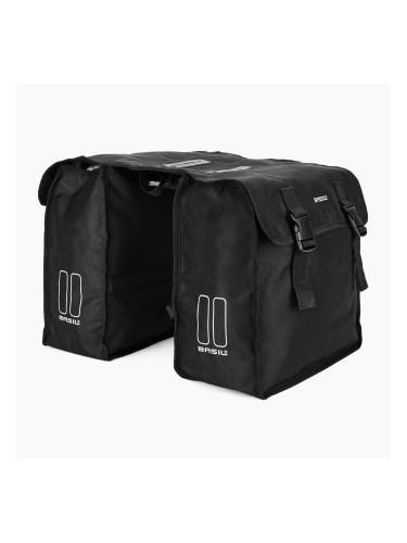 Двойна задна чанта за велосипед Basil Mara XL черна B-17108