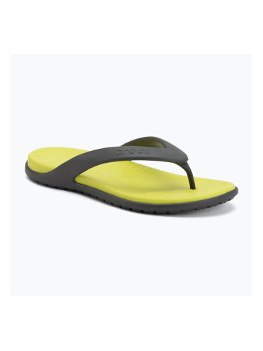 Джапанки Crocs Coast Flip slate grey/citrus