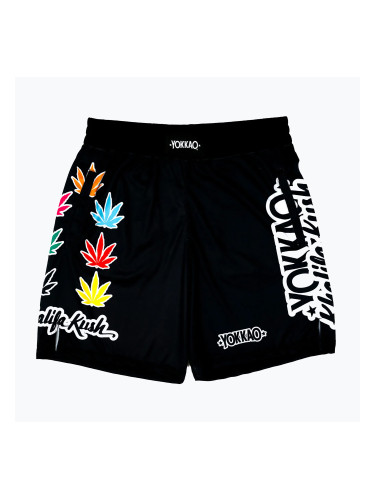 Мъжки тренировъчни шорти YOKKAO Khalifa Kush Workout black