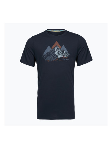 Мъжка тениска Smartwool Peak Bagger Active SS Graphic Tee navy