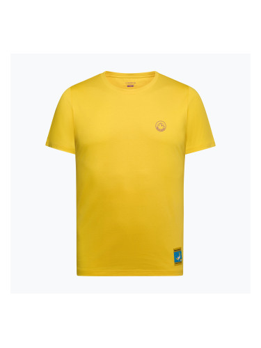 Мъжка тениска La Sportiva Climbing on the Moon giallo/viola
