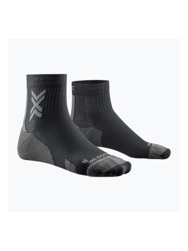 Мъжки чорапи за бягане X-Socks Run Discover Ankle black/charcoal