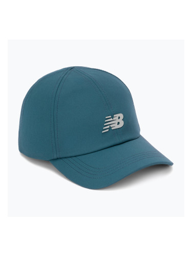 Шапка с козирка New Balance 6 Panel Performance V 2.0 big teal