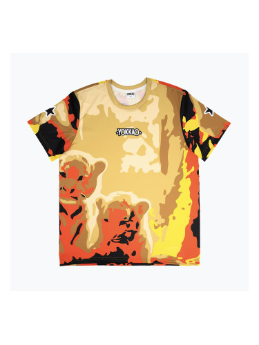 Мъжка тениска за тренировки YOKKAO Tiger Family Muay Thai Workout Tee gold