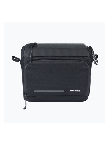 Базил Move чанта за велосипед с кормило + адаптерна плоча KF 7-8 l черна