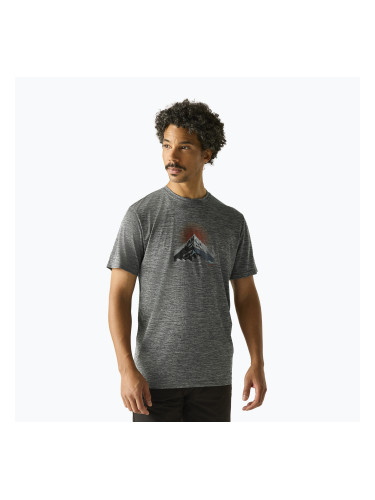 Мъжка тениска за трекинг REGATTA Fingal dark storm marl