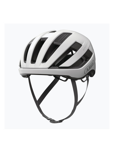 ABUS Wingback каска за велосипед флийс бяла