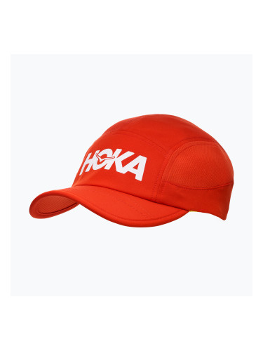 Шапка с козирка HOKA Run habanero