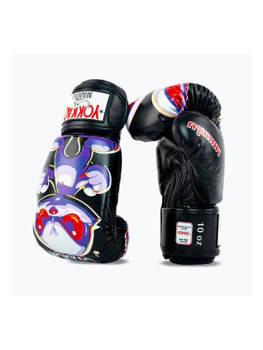 Боксови ръкавици YOKKAO Angry Rabbit Boxing black