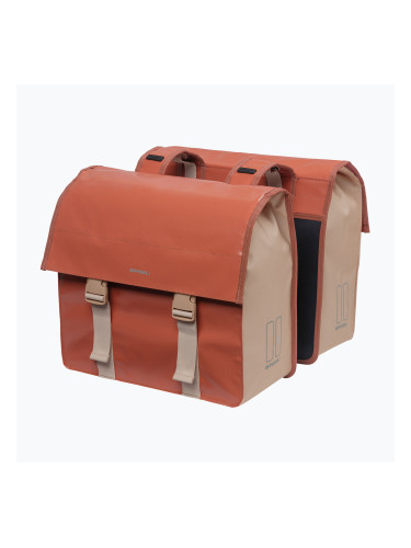 Basil Urban Load Двойна чанта 53 л тера/розова каси за велосипед