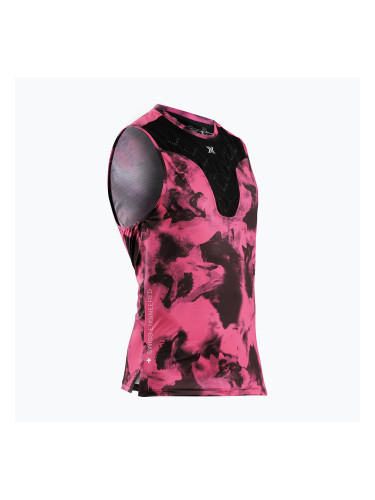 Тениска за бягане X-Bionic Corefusion Run Tank wolfpack/black/neo pink