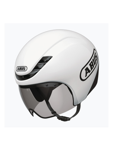 Велосипедна каска ABUS Gamechanger TT 1.1 shiny white