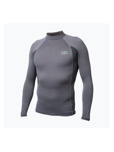 Мъжка блуза с дълъг ръкав за плуване O'Neill Trvlr Graphic Skins Rash Guard smoke/graphite/smoke:multi(tri-glo)