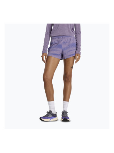 Дамски шорти за бягане New Balance RC Printed 3“ candided violet