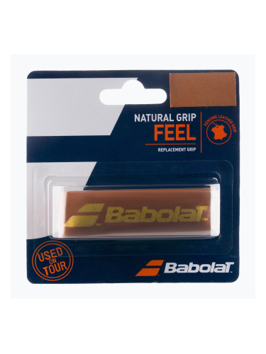 Кафяв калъф за тенис ракета BABOLAT Natural Grip X1 670063