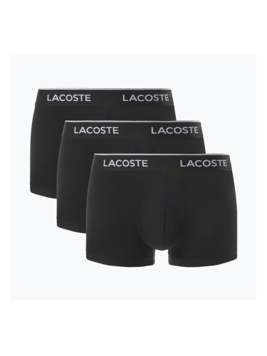 Мъжки боксерки Lacoste 5H2393 3 чифта black