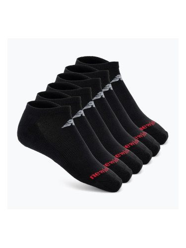 Чорапи New Balance Everyday No Show 6 чифта black/white