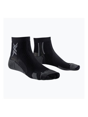 Мъжки чорапи за бягане X-Socks Run Perform Ankle black/charcoal