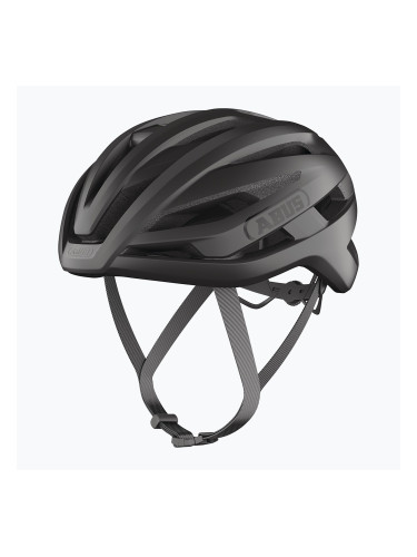 ABUS StormChaser Ace кадифена черна велосипедна каска