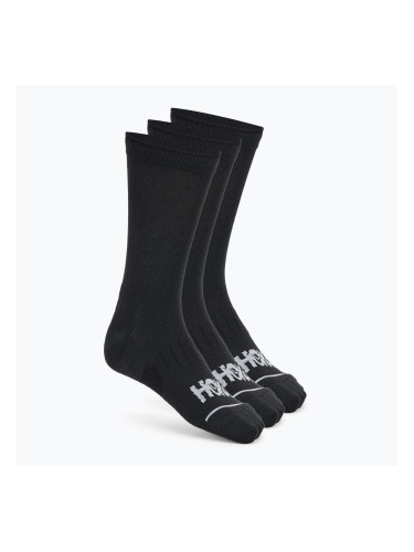 Чорапи HOKA Crew Run 3 чифта black/black/black