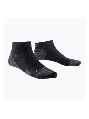 Мъжки чорапи за бягане X-Socks Run Discover Low Cut black/charcoal