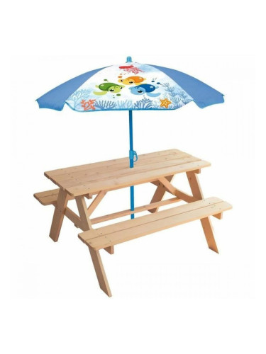 Маса за пикник Fun House Кафяв Päikesevari (125 x ø 100 cm)