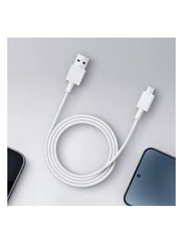 Кабел USB A към USB-C Xiaomi Бял 1 m