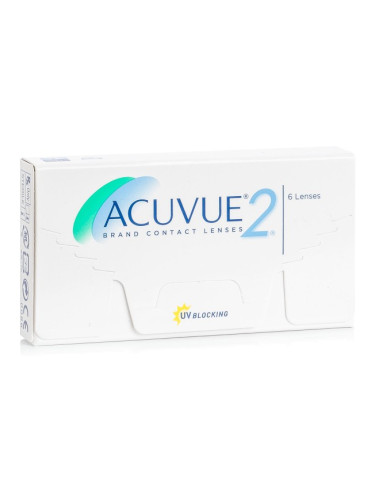 Acuvue 2 (6 лещи) - двуседмични контактни лещи, сферични и асферични, Etafilcon A