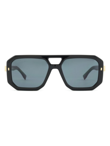 DSQUARED2 D2 0105/S 807 2K 56 - квадратна слънчеви очила, unisex, черни