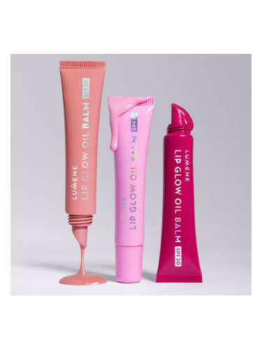 Балсам олио за бляскави устни с SPF30 Lumene Lip Glow Oil Balm SPF30