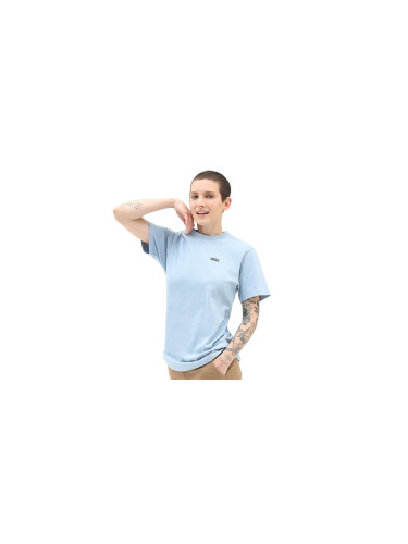 Vans Left chest Logo Blue Жени - Тениски Vans - Син - VN0A7RSRBD2-S - Size: S