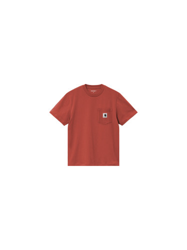 Carhartt WIP W' S/S Pocket T-Shirt Vermilion Жени - Тениски Carhartt WIP - Черен - I032215_2LX_XX-XS - Size: XS