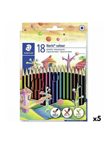 Цветни моливи Staedtler Noris Colour Wopex Комплект (5 броя)