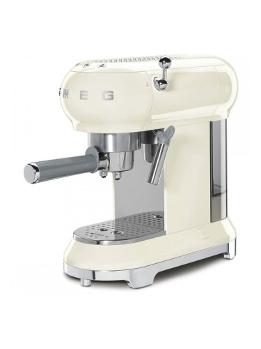 Ръчна кафе машина за еспресо Smeg ECF02CREU Сметана 1,1 L