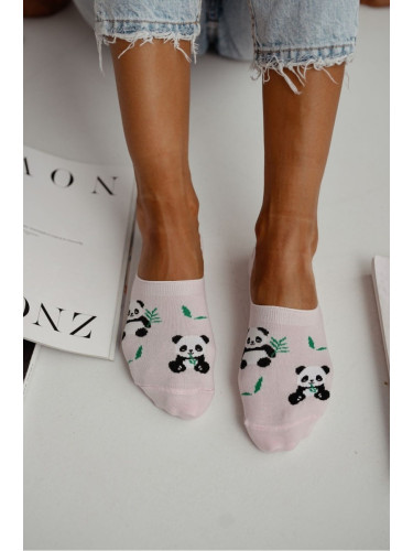 Дамски микро чорапи с мотив на панда