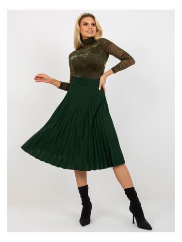 Skirt-DHJ-SD-9533.80P-dark green