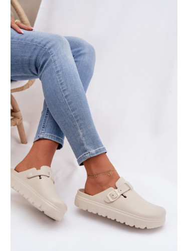 Дамски джапанки EVENTO с катарама бежови Larinie