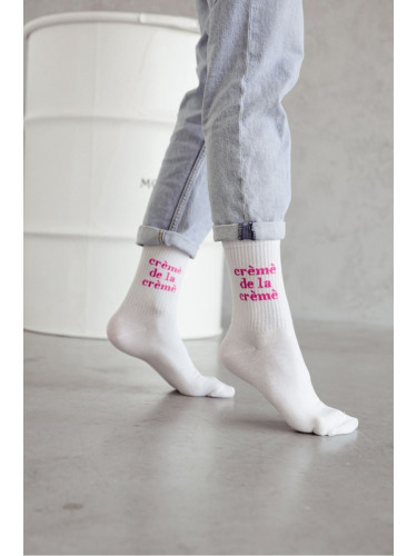 Дамски бели чорапи Crèmè De La Crèmè