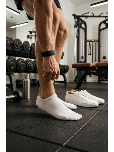 Милена невидими ултра тънки чорапи бели