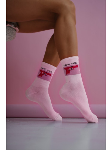 Дамски чорапи Milena GANG GANG розови