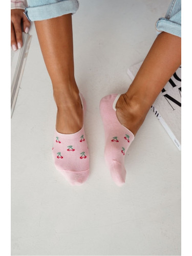 Дамски микро чорапи с череши