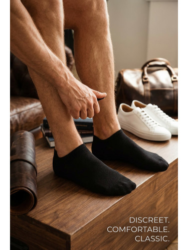 Черни ултра тънки чорапи до глезена Милена